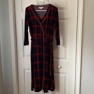 Chaus size L dress - plaid